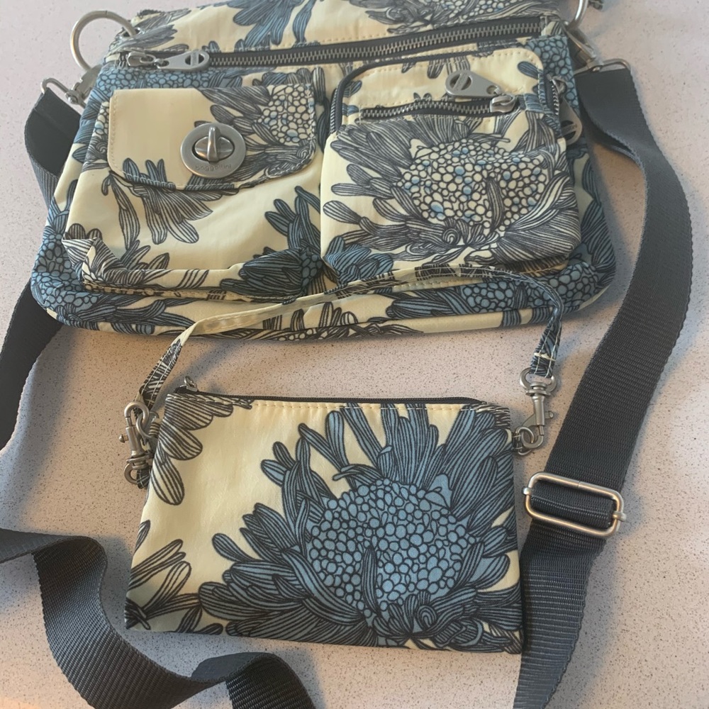 Crossbody bag and wristlet